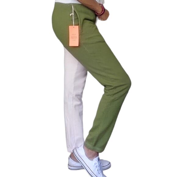 LA DETRESSE The Lovers Gemini colorblock sweatpants two tone joggers Size XS NEW - Picture 2 of 12